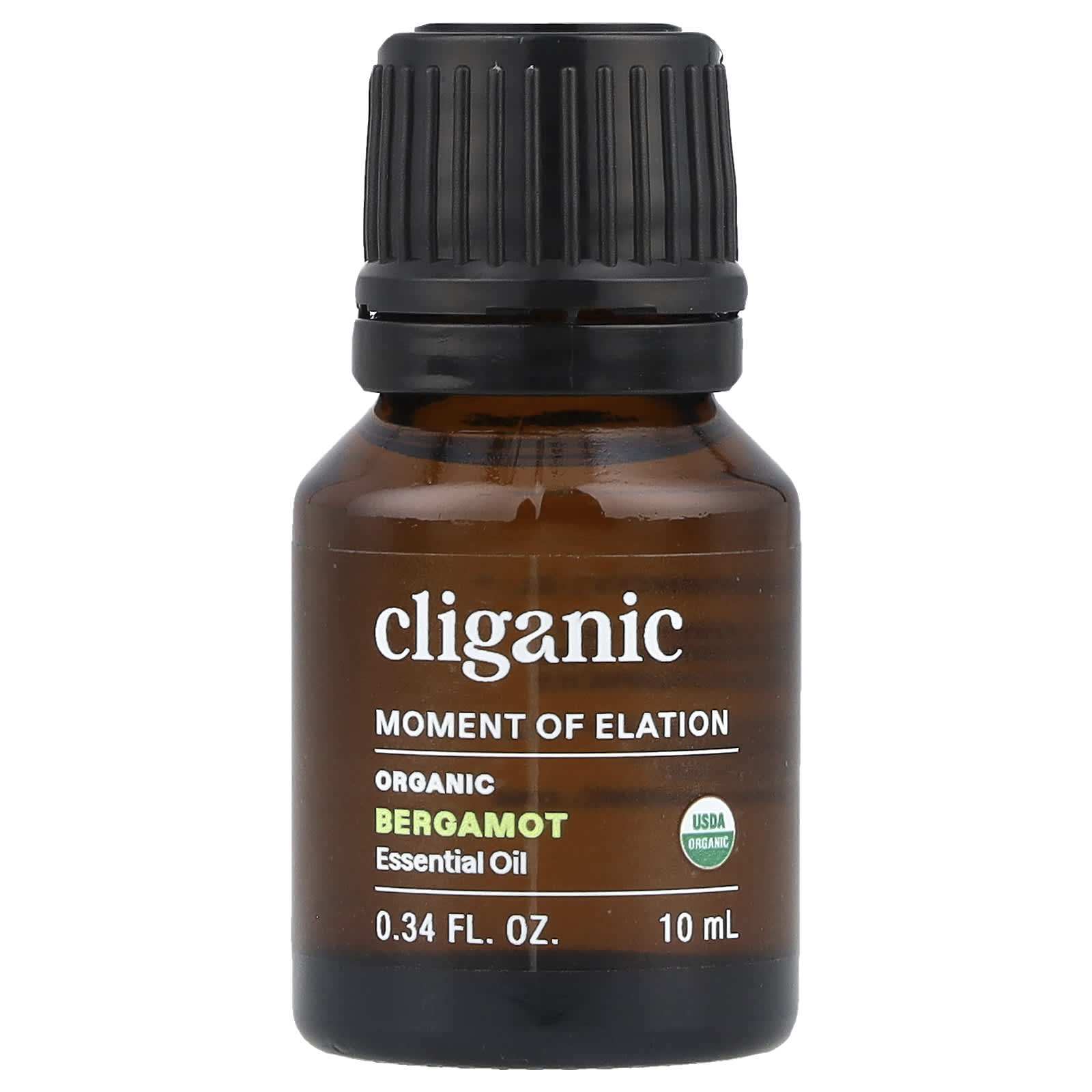Cliganic Organic Bergamot Essential Oil - Uplifting & Invigorating - Image 1