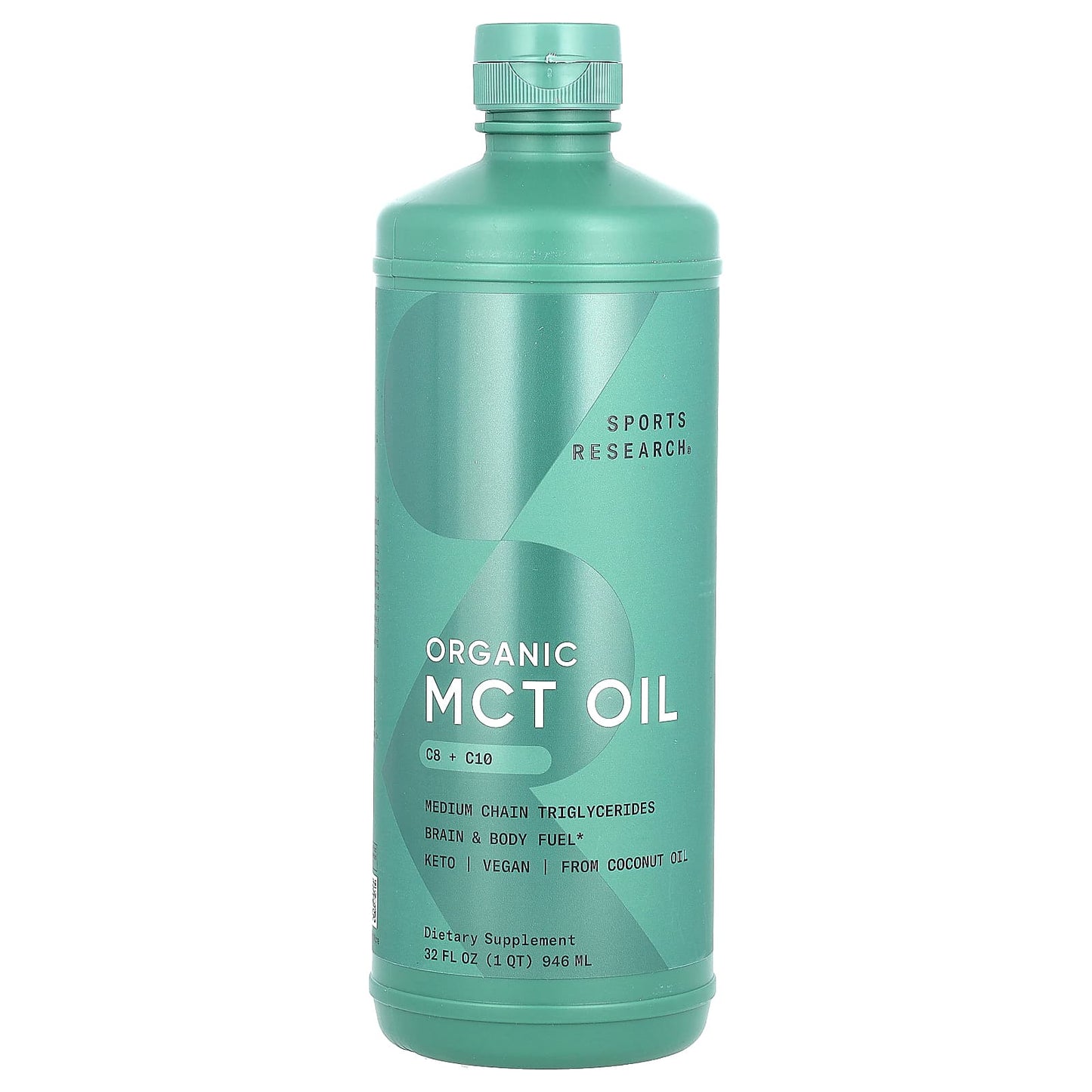 Sports Research, Organic MCT Oil, 32 fl oz (946 ml) - Image 1