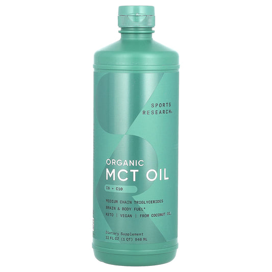 Sports Research, Organic MCT Oil, 32 fl oz (946 ml) - Image 1