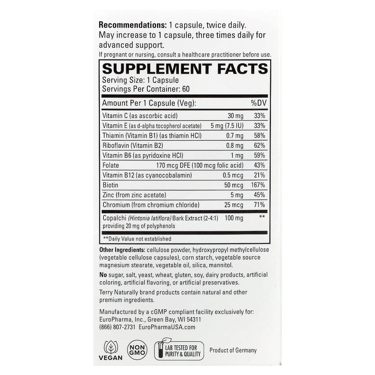 Terry Naturally, Sucontral® D, 60 Capsules - Image 2