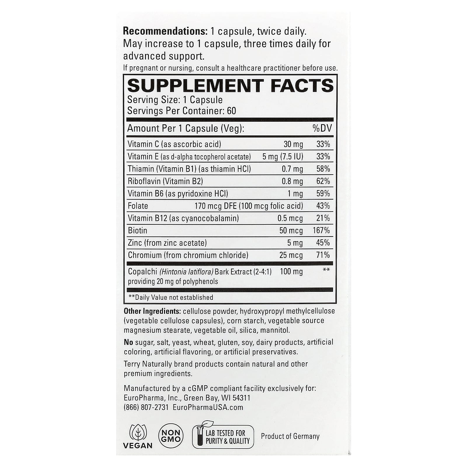 Terry Naturally, Sucontral® D, 60 Capsules - Image 2