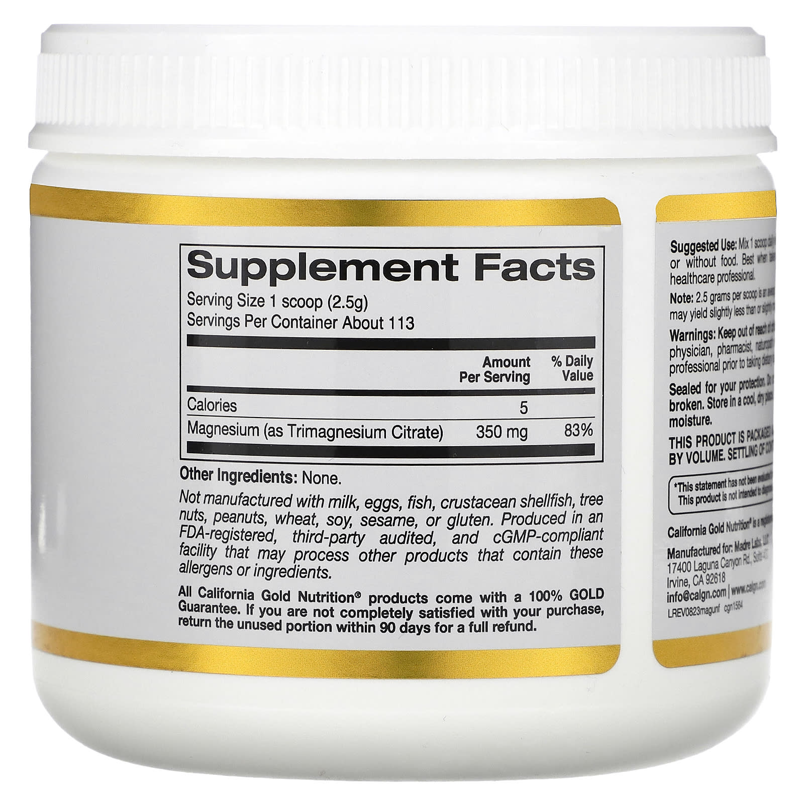 Unflavored Magnesium Powder | Relaxation & Calmness Support - Image 2