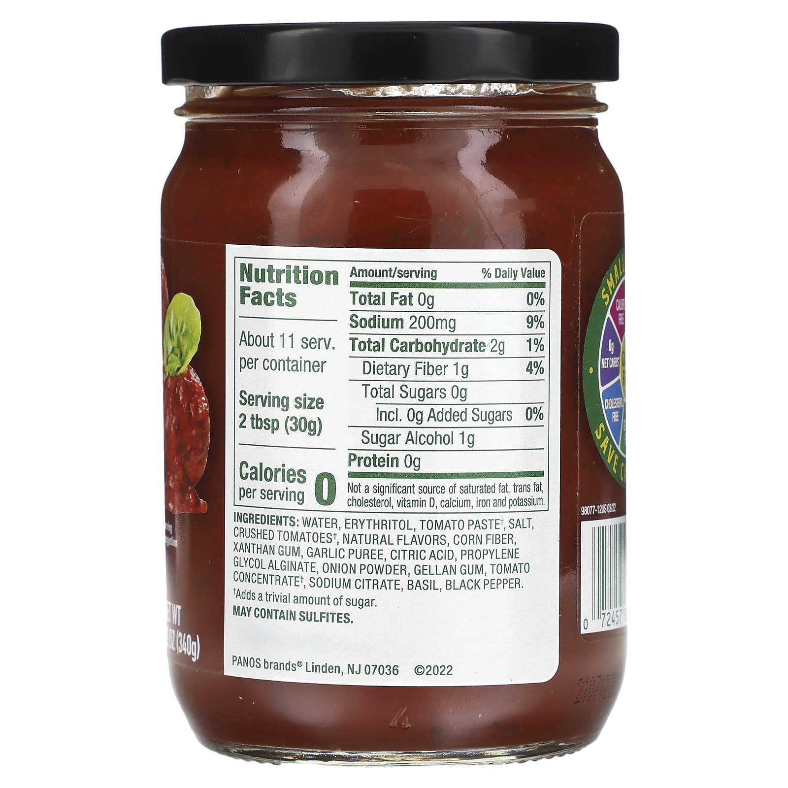 Walden Farms, Tomato Basil Dipping Sauce, 12 oz (340 g) - Image 2