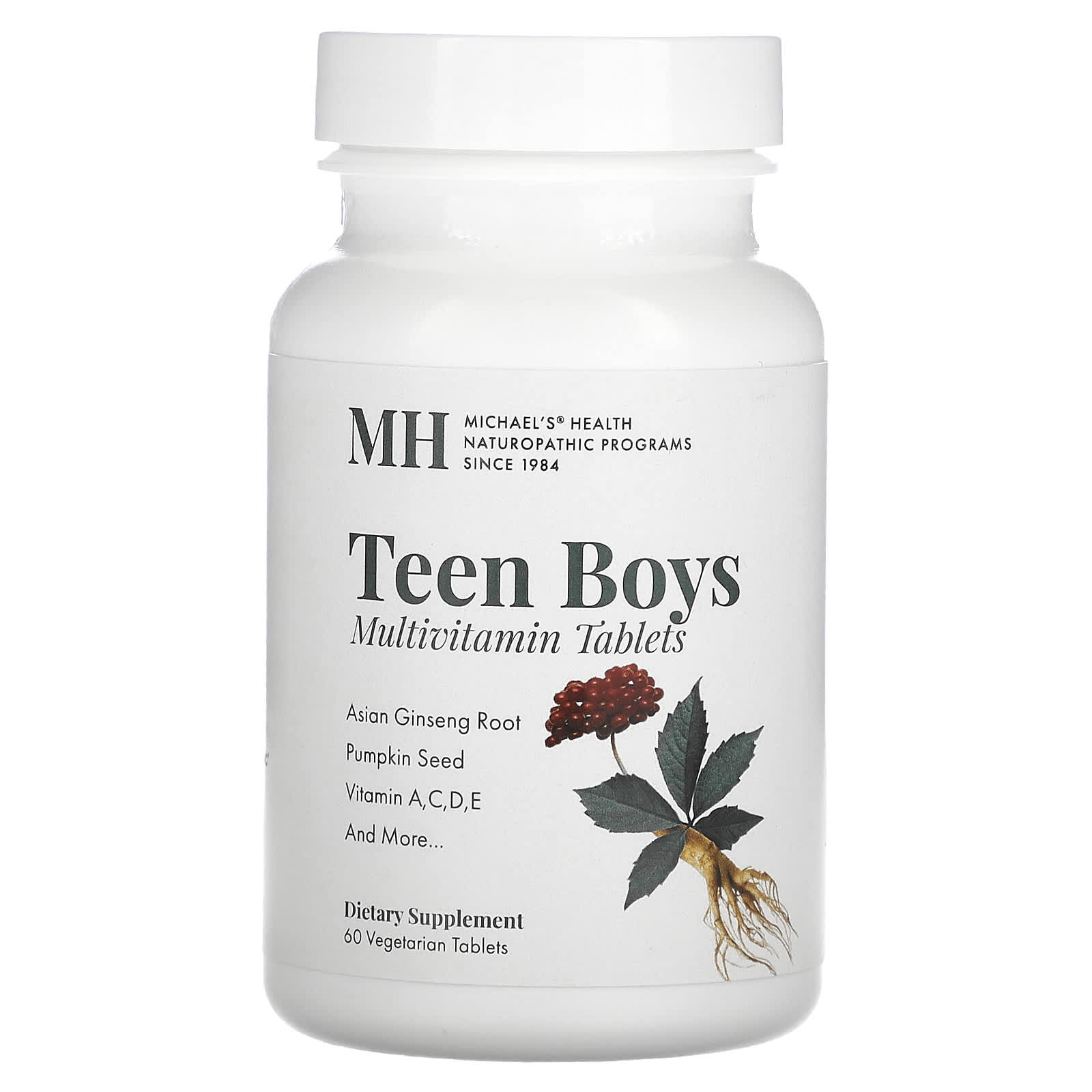 Michael's Health, Teen Boys Multivitamin, 60 Vegetarian Tablets - Image 1