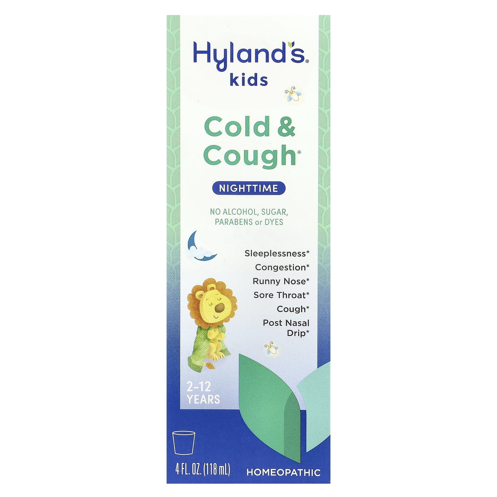 Natural Cold Relief for Kids - Hyland's Naturals Nighttime Cold & Cough - Image 1