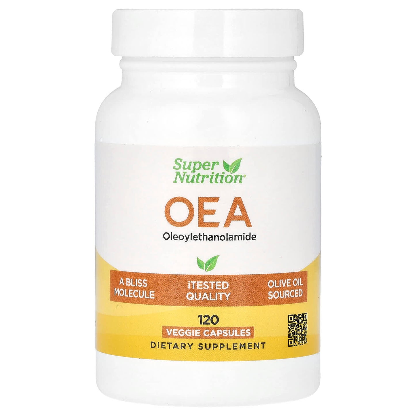 Regulate Your Appetite with OEA Oleoylethanolamide - 125mg Veggie Capsules by Super Nutrition - Image 1
