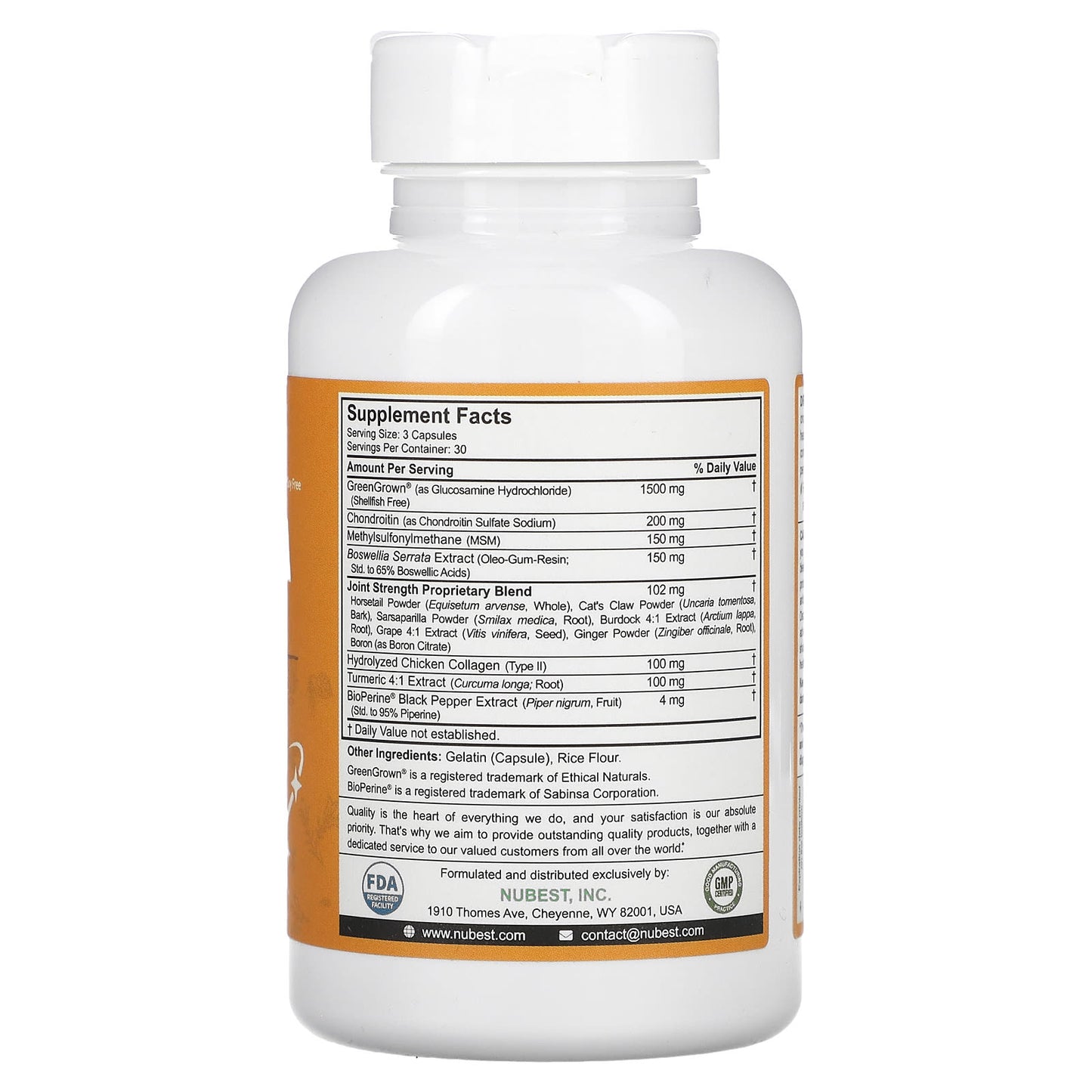 NuBest, Joint Xtra, Extra Strength, 90 Capsules - Image 2