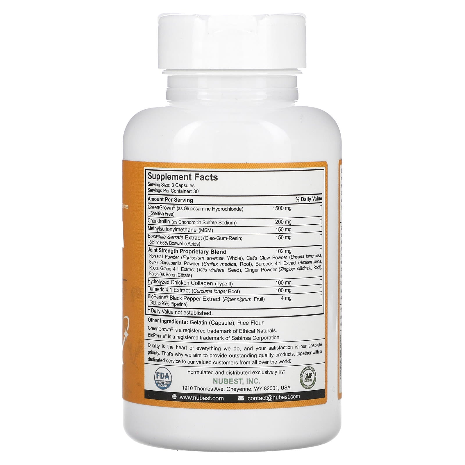 NuBest, Joint Xtra, Extra Strength, 90 Capsules - Image 2
