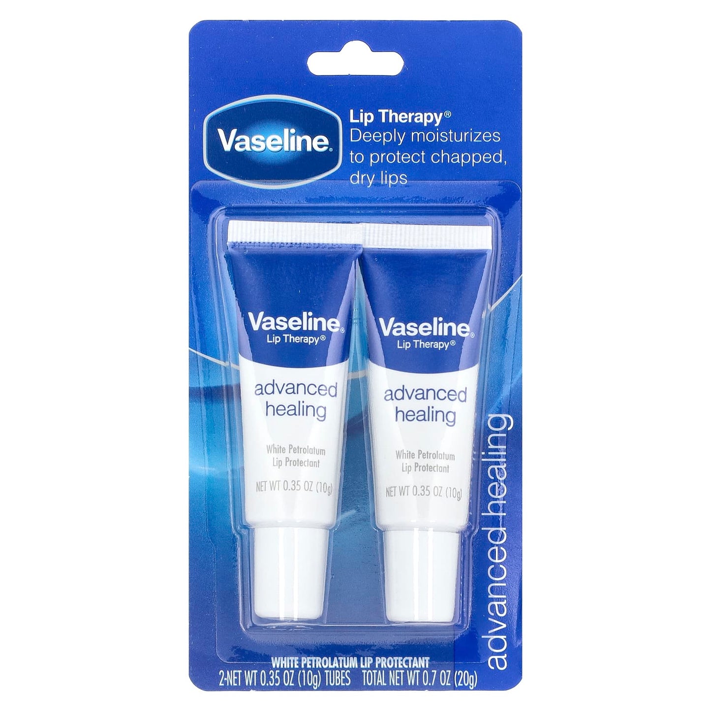 Vaseline, Lip Therapy®, Advanced Healing, 2 Tubes, 0.35 oz (10 g) Each - Image 2
