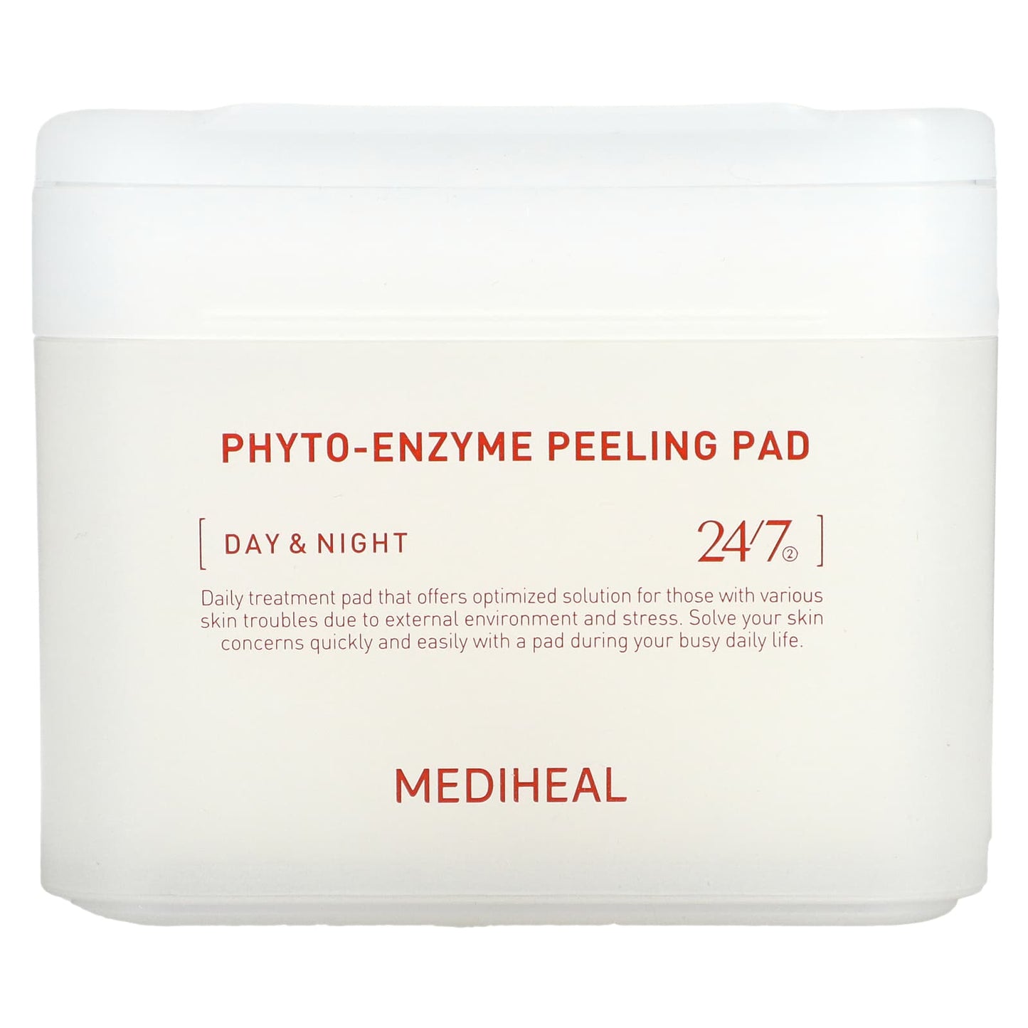 MEDIHEAL, Phyto-Enzyme Peeling Pad, Day & Night, 90 Pads, 6.76 fl oz (200 ml) - Image 1