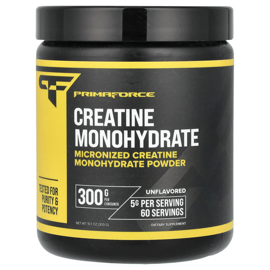 Primaforce, Creatine Monohydrate, Unflavored, 10.7 oz (300 g) - Image 1