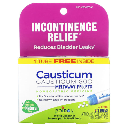 Stress Incontinence Relief with Boiron Causticum Meltaway Pellets - Image 1