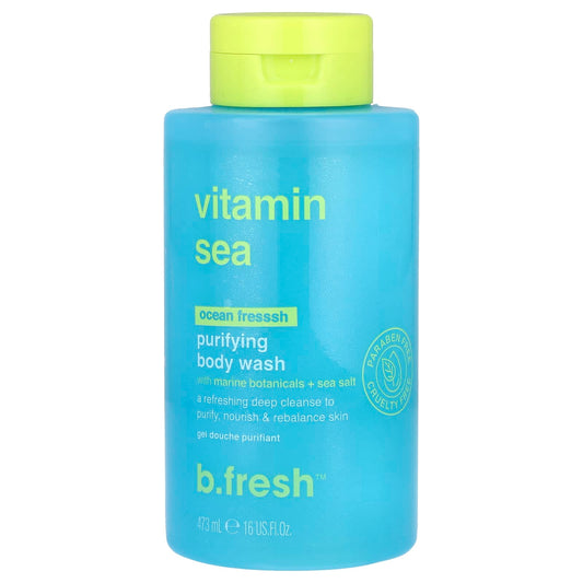 Vitamin Sea Body Wash by b.fresh - Purifying, Paraben-Free, Cruelty-Free - Image 1