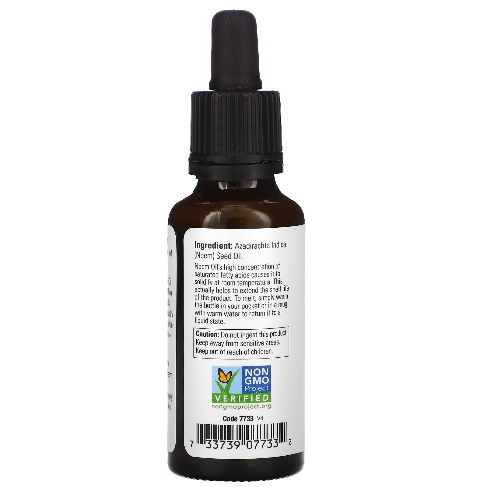 NOW Foods, Solutions, 100% Pure Neem Oil, 1 fl oz (30 ml) - Image 2