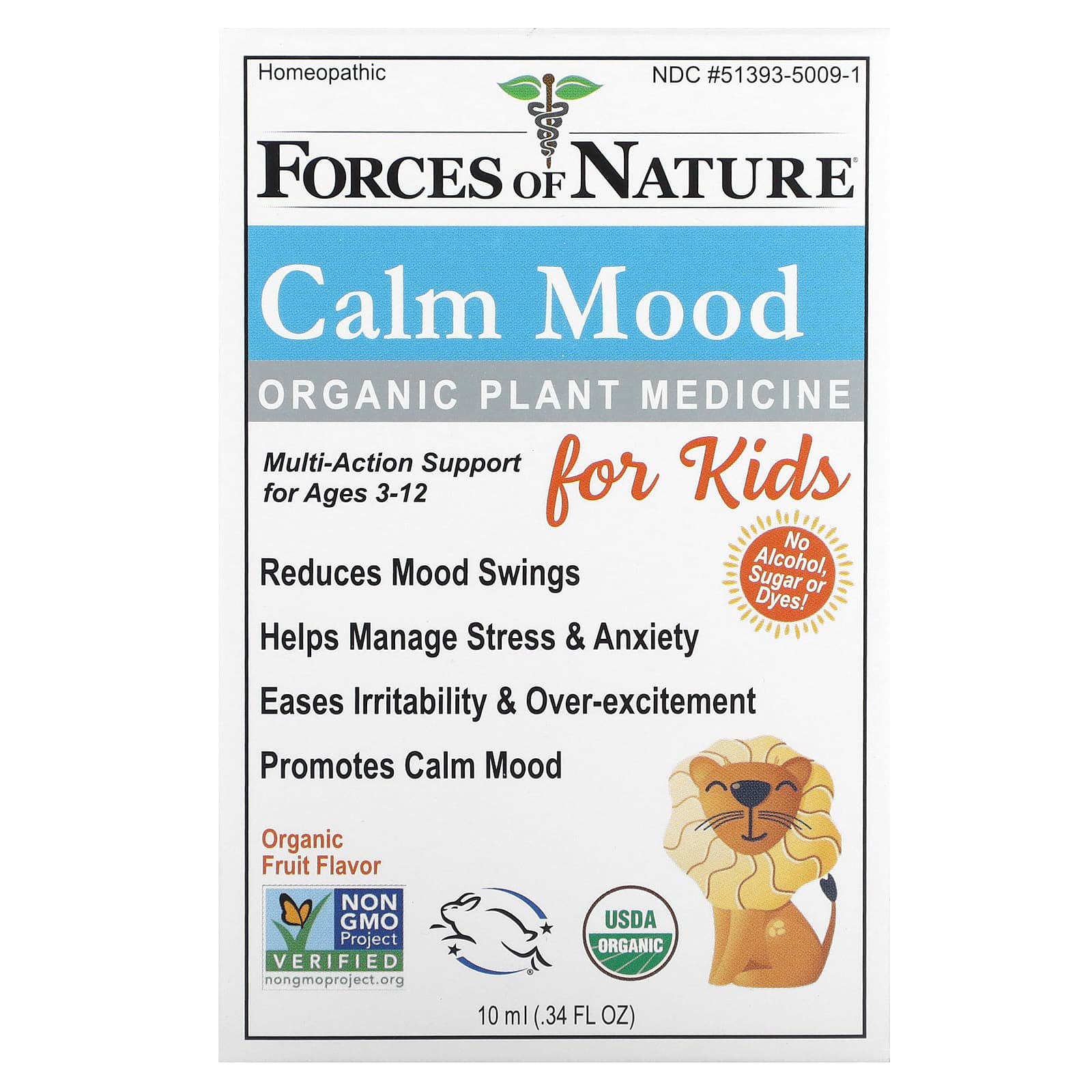 Forces of Nature Calm Mood Organic Plant Medicine for Kids - Image 1