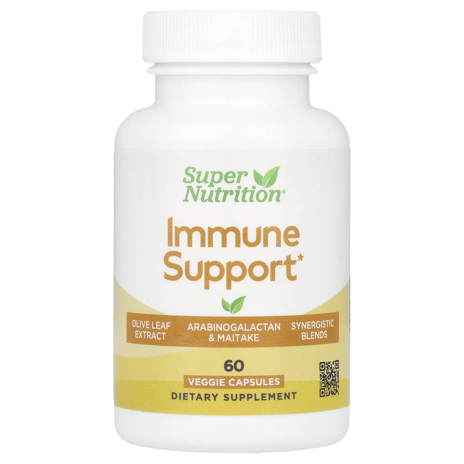 Immune Support Formula with Arabinogalactan & Botanicals - 60 Veggie Capsules - Image 1