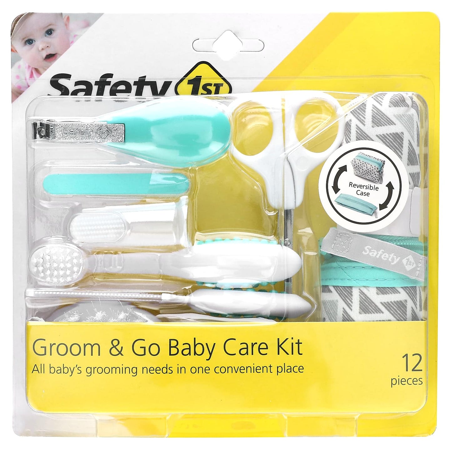 Safety 1st, Groom & Go Baby Care Kit, 12 Piece Kit - Image 1