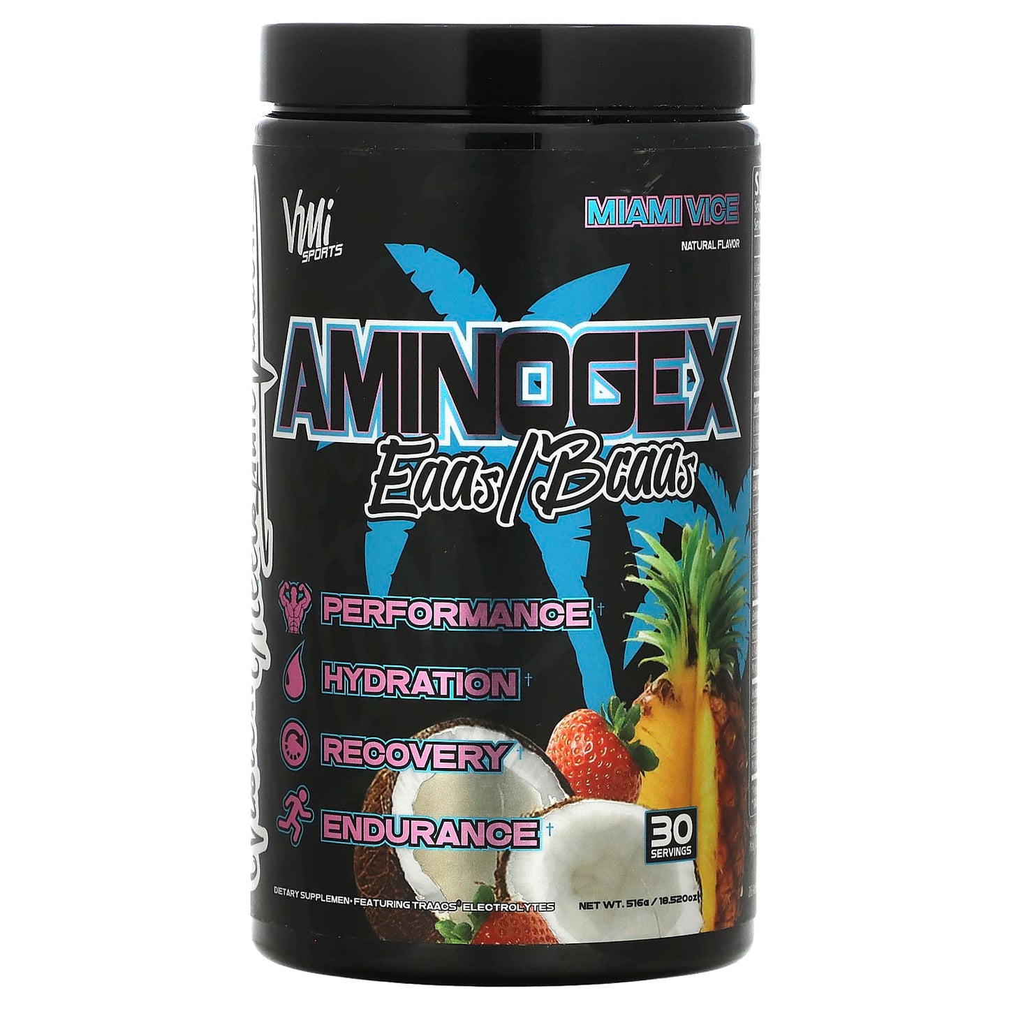 VMI Sports, Aminogex, EAAs/BCAAs, Miami Vice, 18.52 oz (516 g) - Image 1