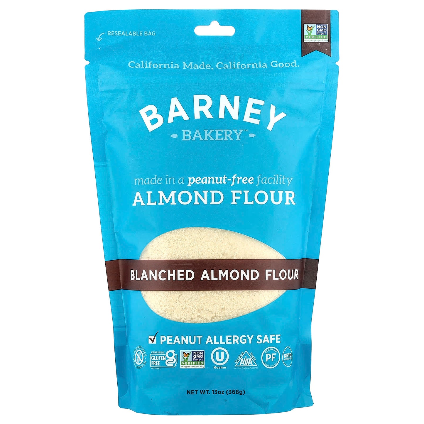 California-Made Gluten-Free Blanched Almond Flour by Barney Butter - Image 1