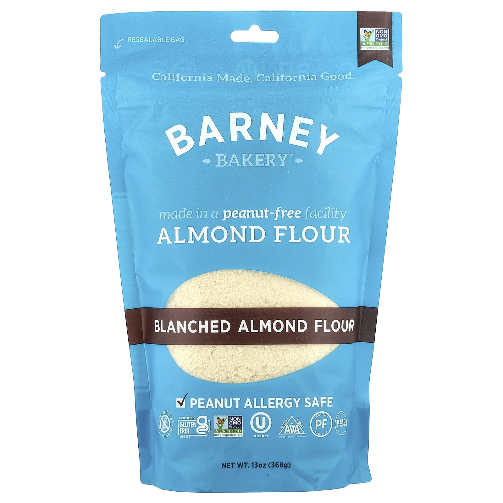 California-Made Gluten-Free Blanched Almond Flour by Barney Butter - Image 1