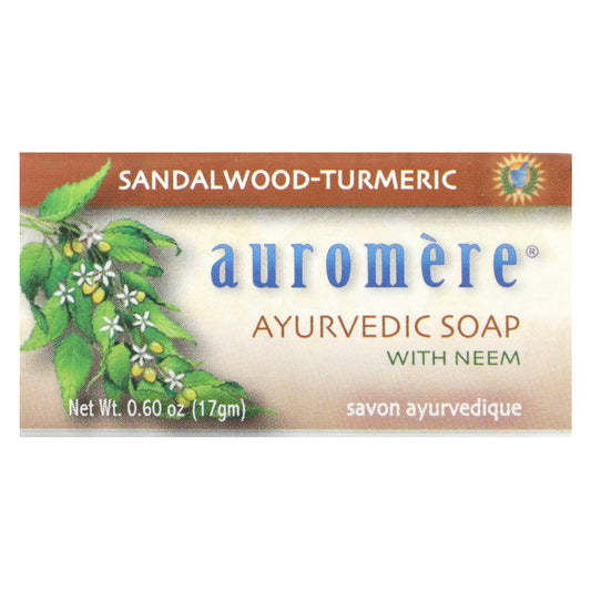 Ayurvedic Neem Soap with Turmeric & Sandalwood for Oily Skin - Image 1