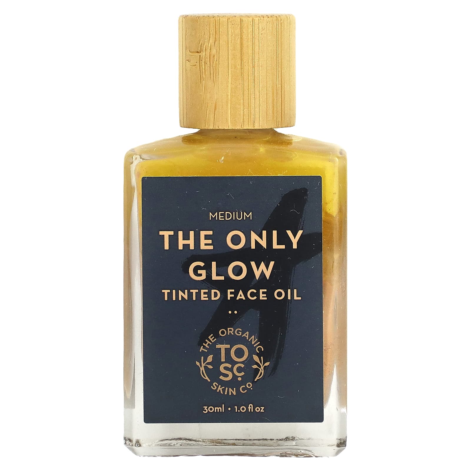 The Organic Skin Co., The Only Glow, Tinted Face Oil, Medium, 1 fl oz (30 ml) - Image 1