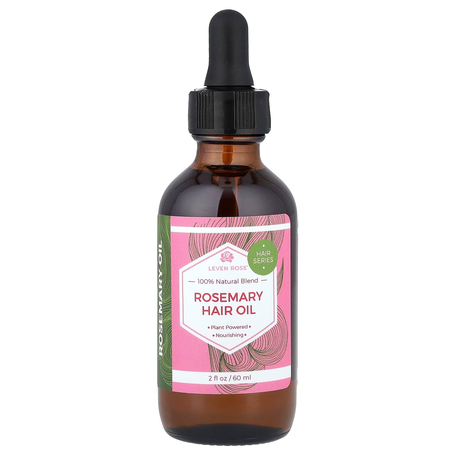 Leven Rose, Rosemary Hair Oil , 2 fl oz (60 ml) - Image 1
