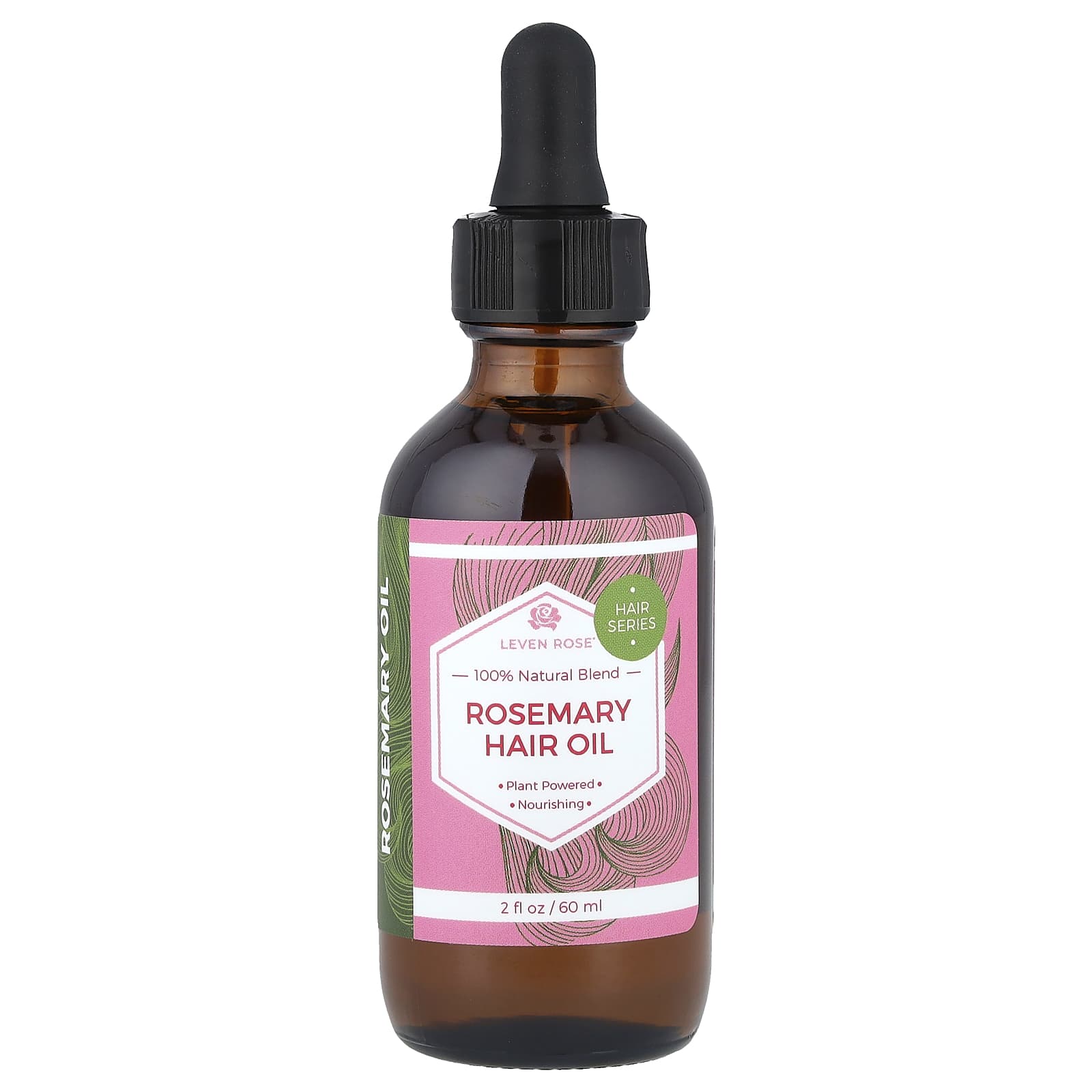 Leven Rose, Rosemary Hair Oil , 2 fl oz (60 ml) - Image 1