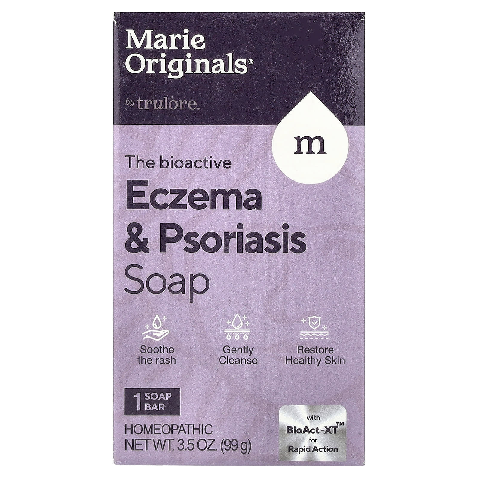 Marie Originals, The Bioactive Eczema & Psoriasis Bar Soap, 3.5 oz (99 g) - Image 1