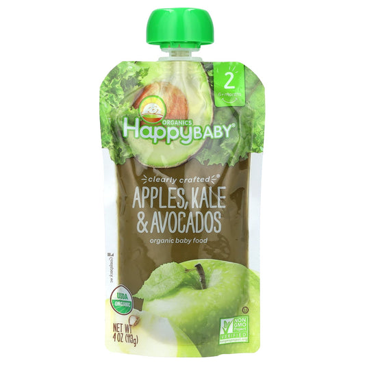 Happy Family Organics, USDA-Certified Organic Baby Food for 6+ Months - Image 1