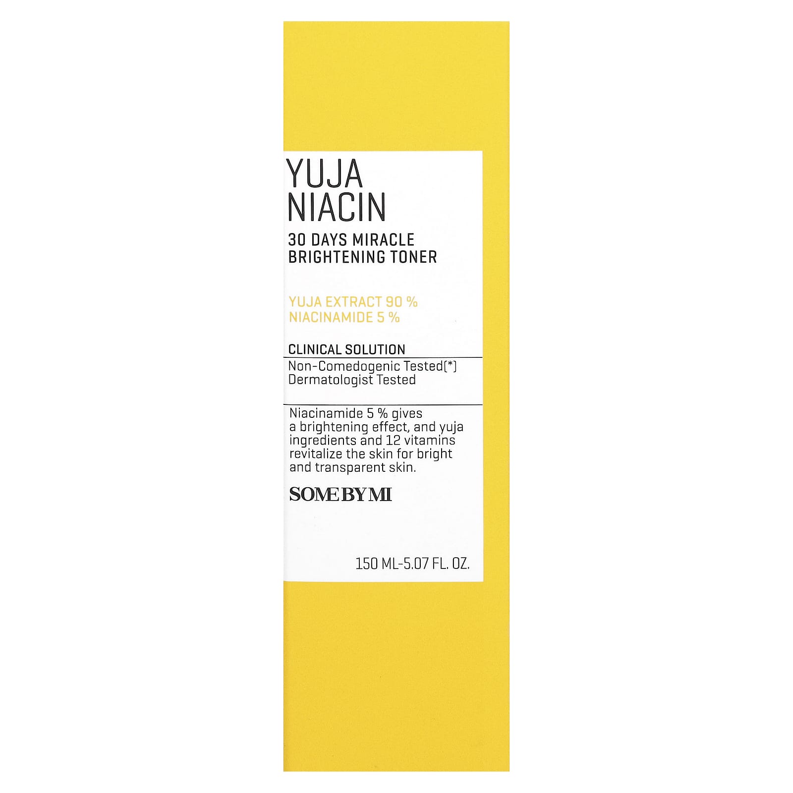 SOME BY MI, Yuja Niacin, 30 Days Bright Miracle Brightening Toner , 5.07 fl oz (150 ml) - Image 2