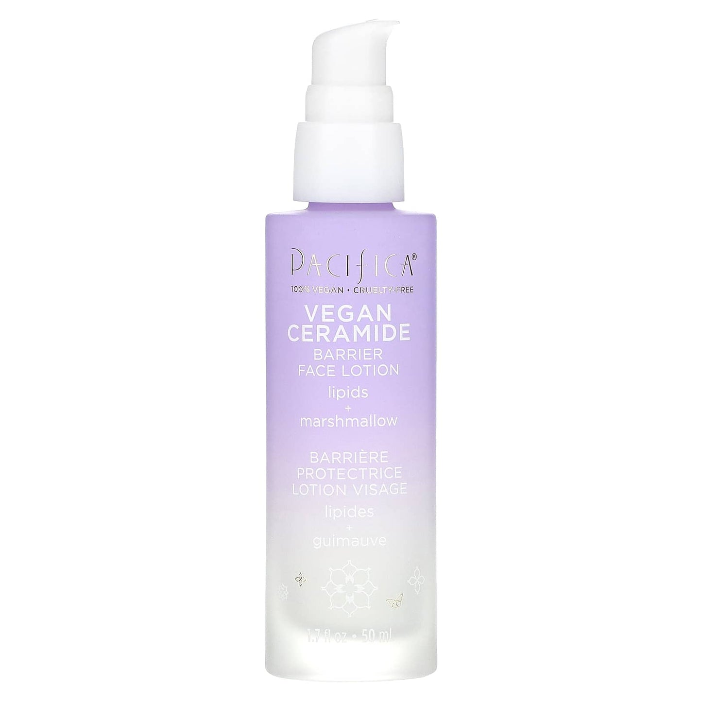 Pacifica, Vegan Ceramide, Barrier Face Lotion, Fragrance Free, 1.7 fl oz (50 ml) - Image 1