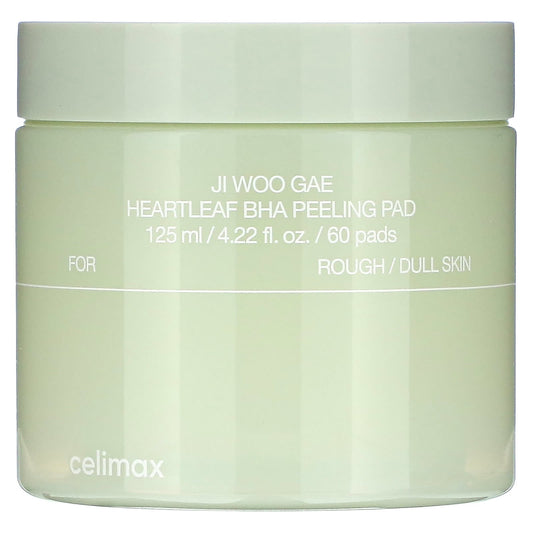 Celimax Heartleaf BHA Peeling Pad for Smooth Skin, 60 Pads, 4.22 ml - Image 1