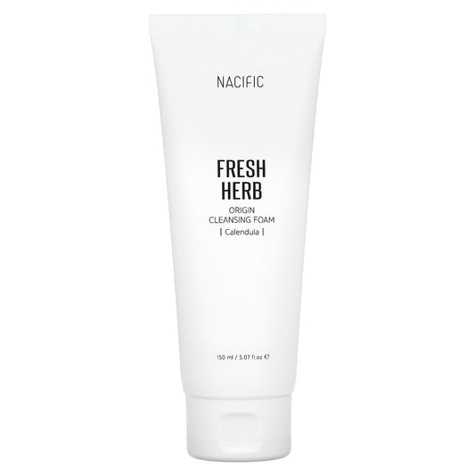 Nacific, Fresh Herb Origin Cleansing Foam, 5.07 fl oz (150 ml) - Image 1