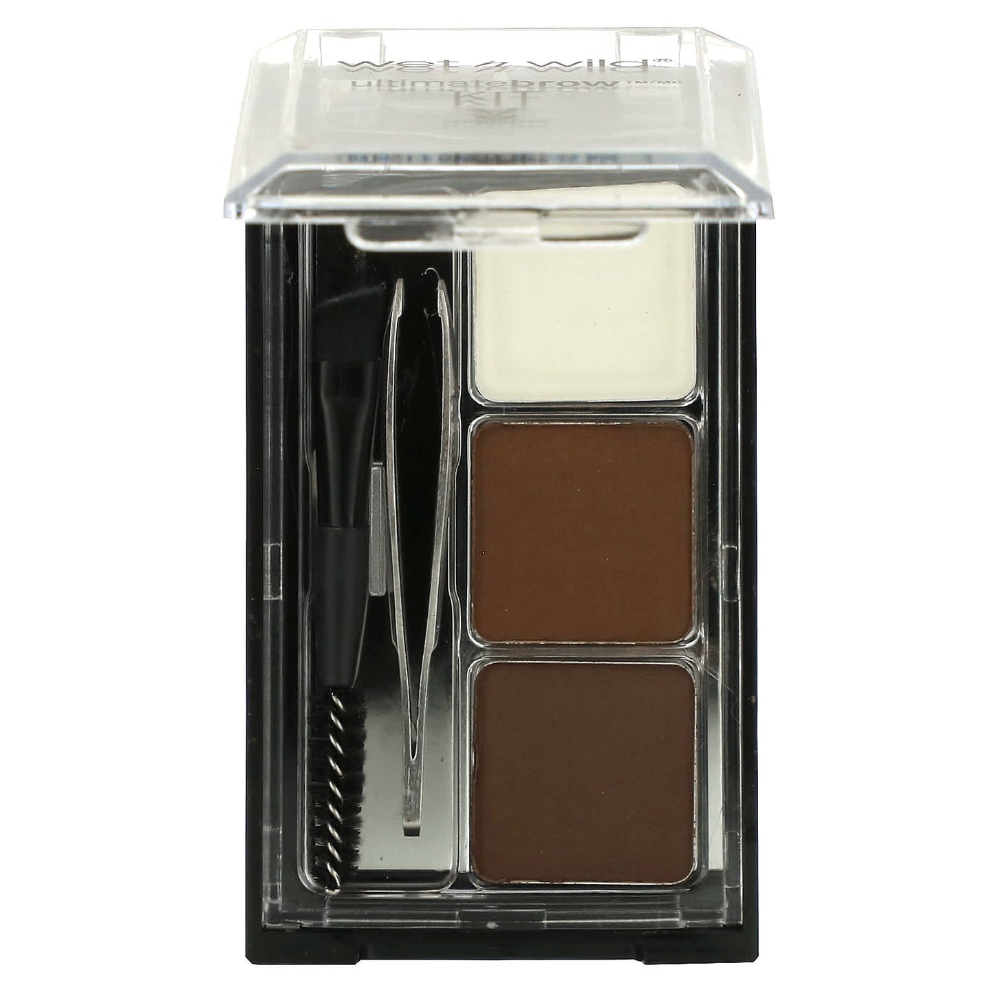 wet n wild, Ultimate Brow Kit, 1111498 Dark Brown, 0.09 oz (2.5 g) - Image 1