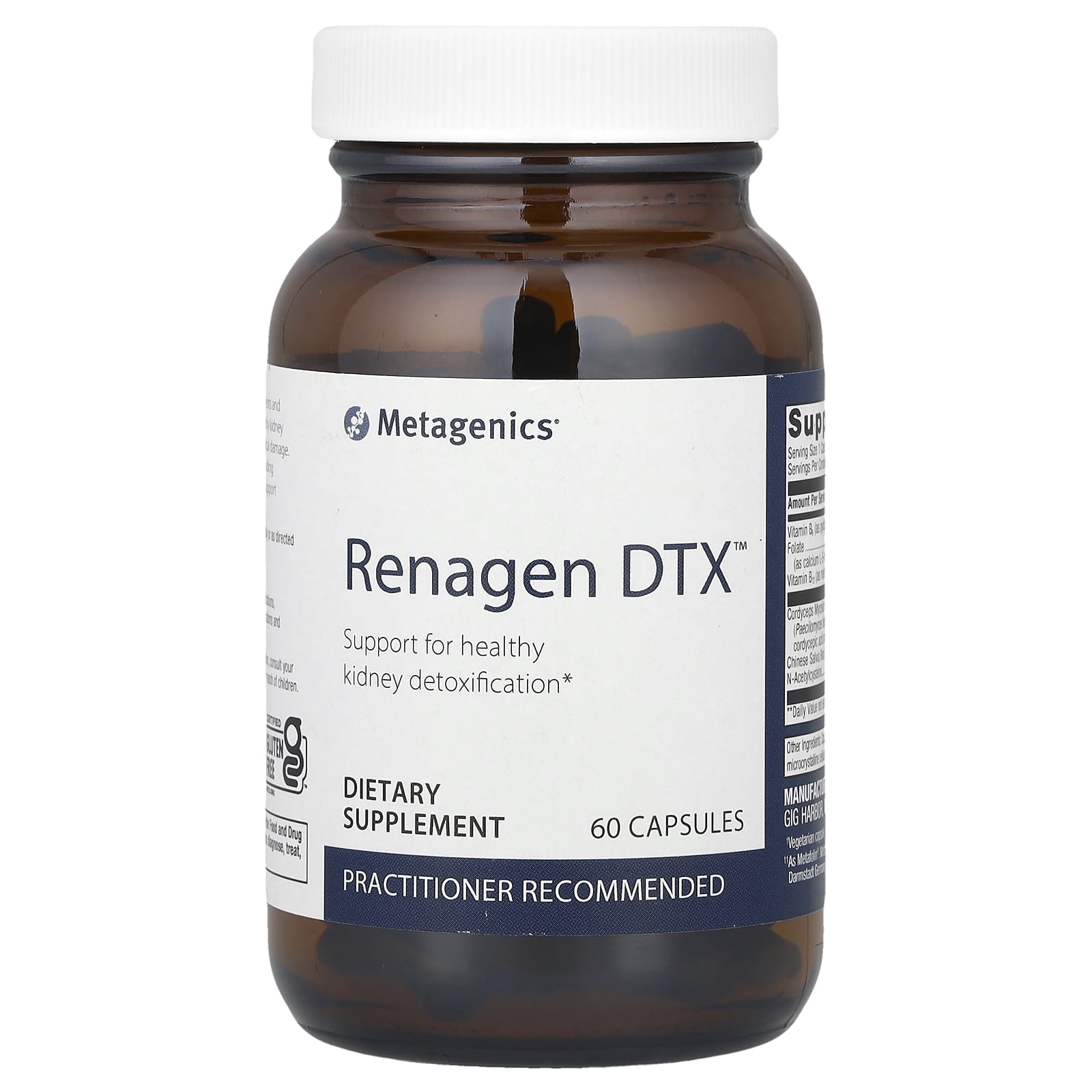 Metagenics, Renagen DTX™, 60 Capsules - Image 1