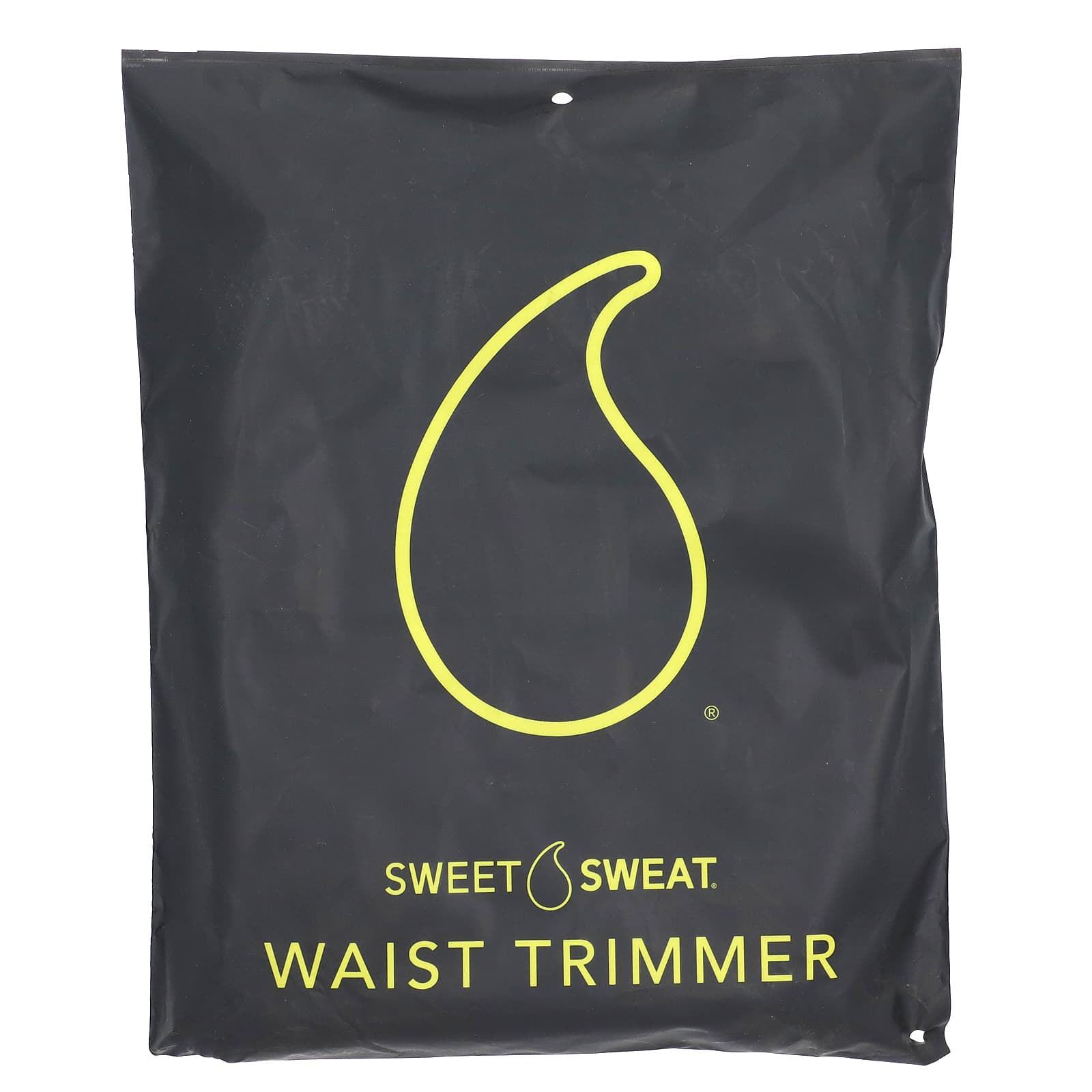 Sports Research, Sweet Sweat®, Waist Trimmer, Large, Black & Yellow, 1 Belt - Image 1