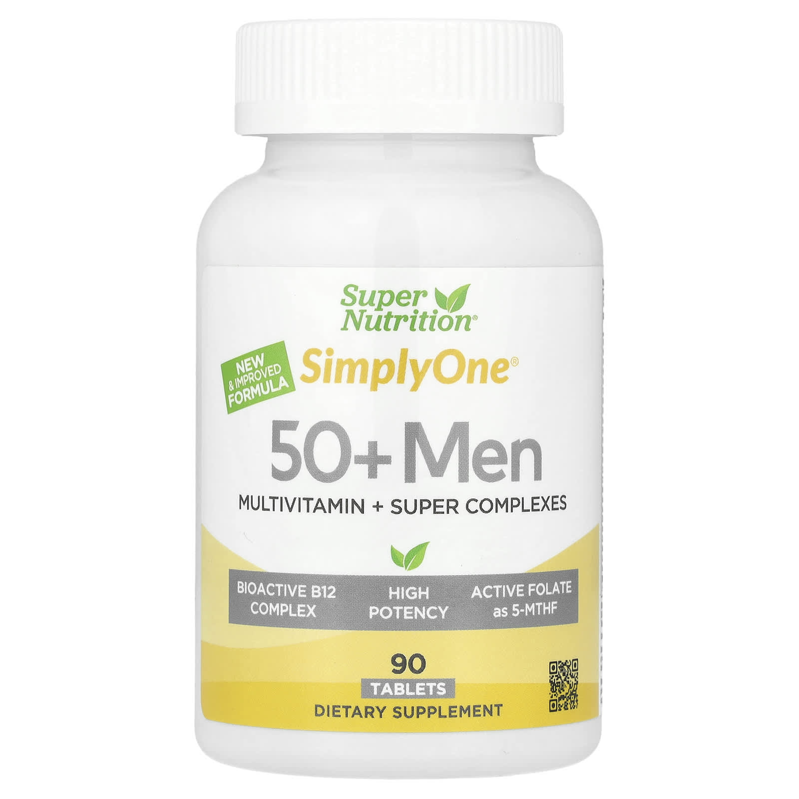 Men's Multivitamin with Super Adaptogens & Antioxidants | 90 Tablets | Super Nutrition - Image 1