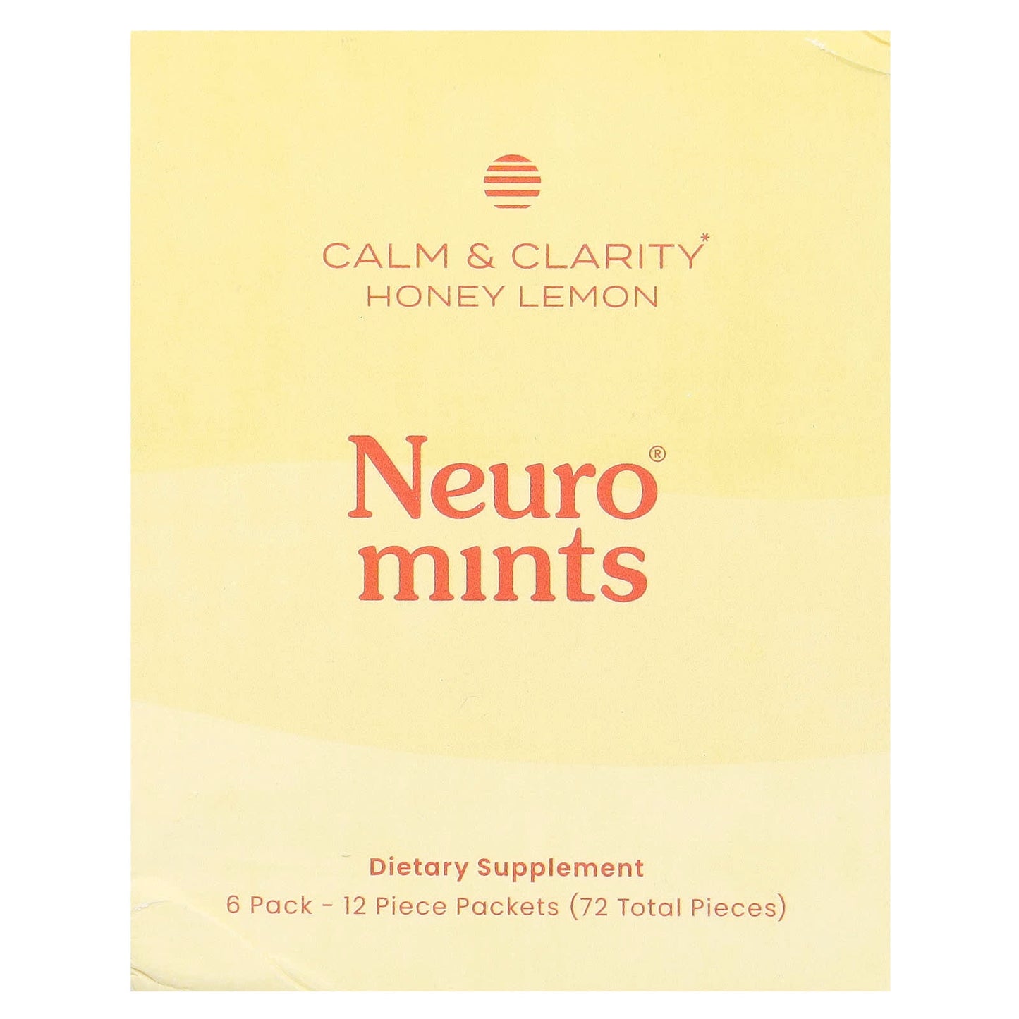NeuroGum, NeuroMints, Calm & Clarity, Honey Lemon, 6 Packs, 12 Pieces Each - Image 2