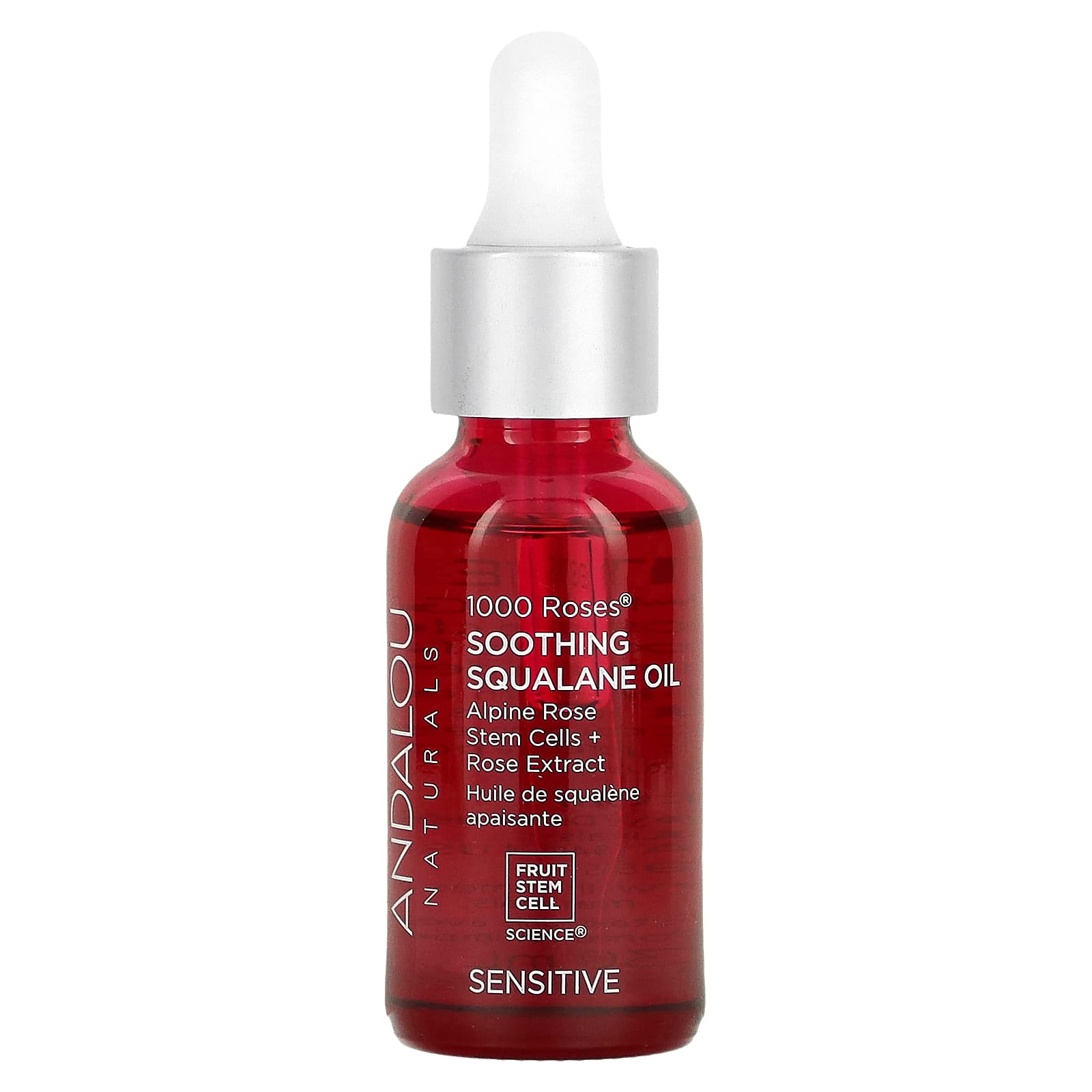 Andalou Naturals Soothing Squalane Oil with 1000 Roses 30ml - Image 1