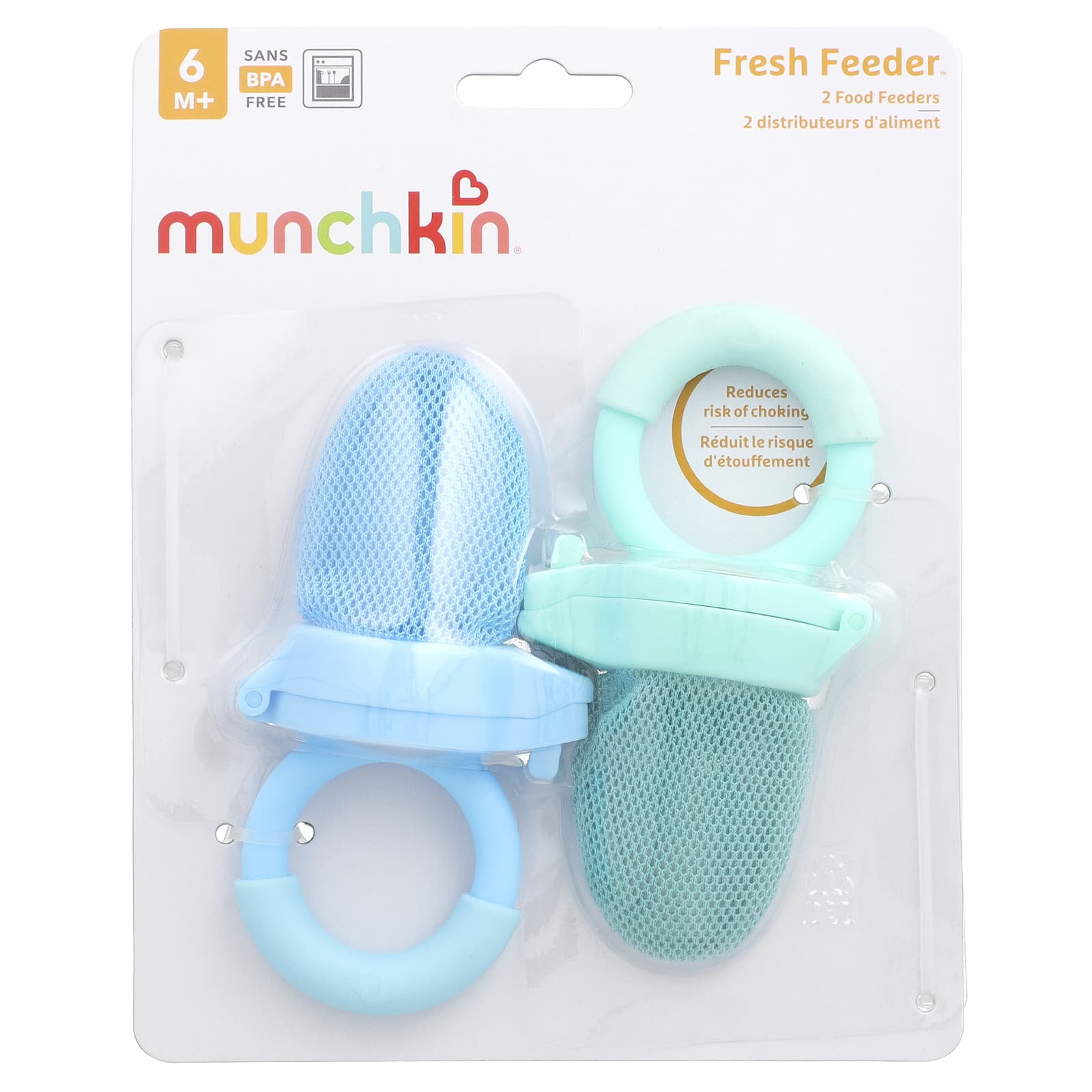 Munchkin, Fresh Feeder™, Food Feeders, 6 Months+, 2 Count - Image 1