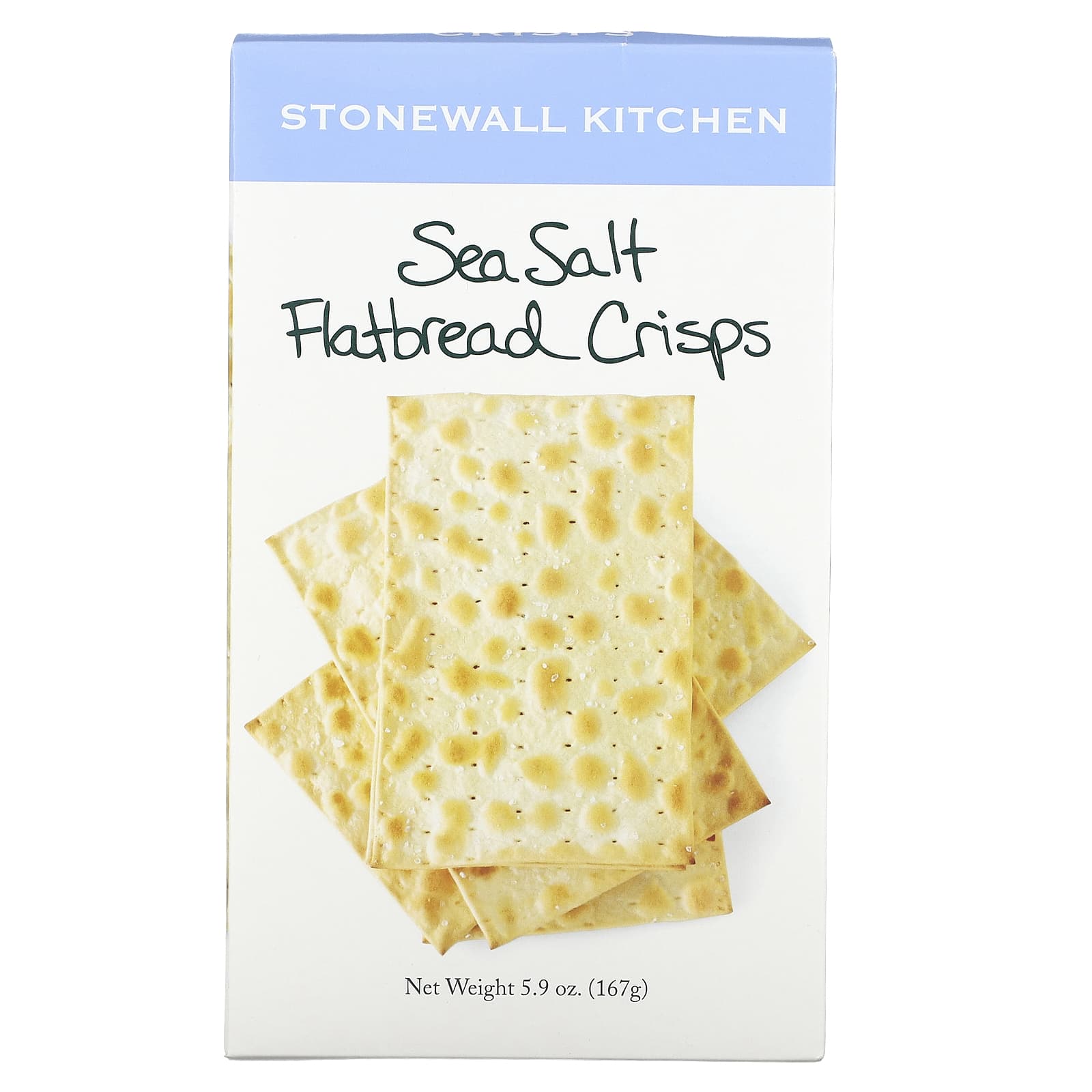 Stonewall Kitchen, Sea Salt Flatbread Crisps, 5.9 oz (167 g) - Image 1