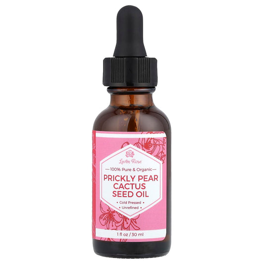 Leven Rose, 100% Pure & Organic Prickly Pear Cactus Seed Oil, 1 fl oz (30 ml) - Image 1