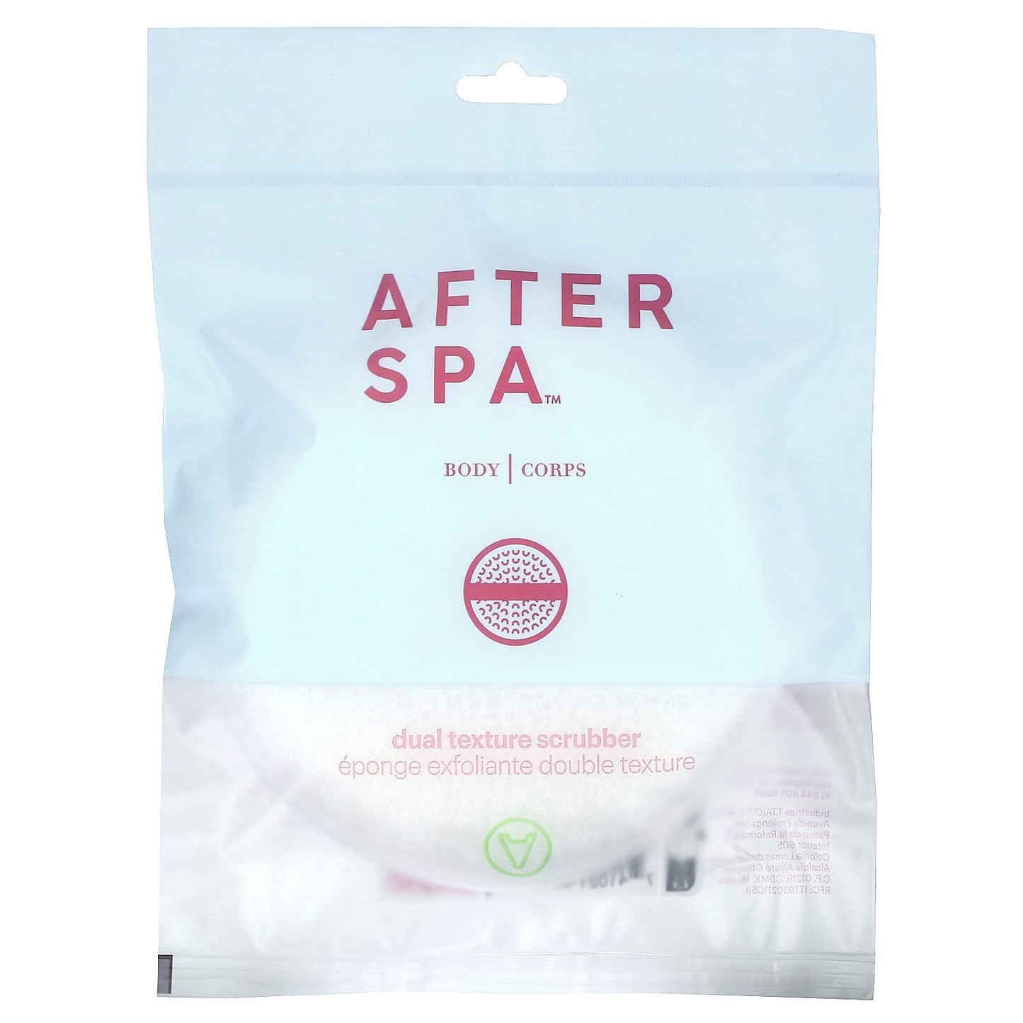 AfterSpa Dual Texture Scrubber for Smooth Skin, Gentle Exfoliation - Image 1