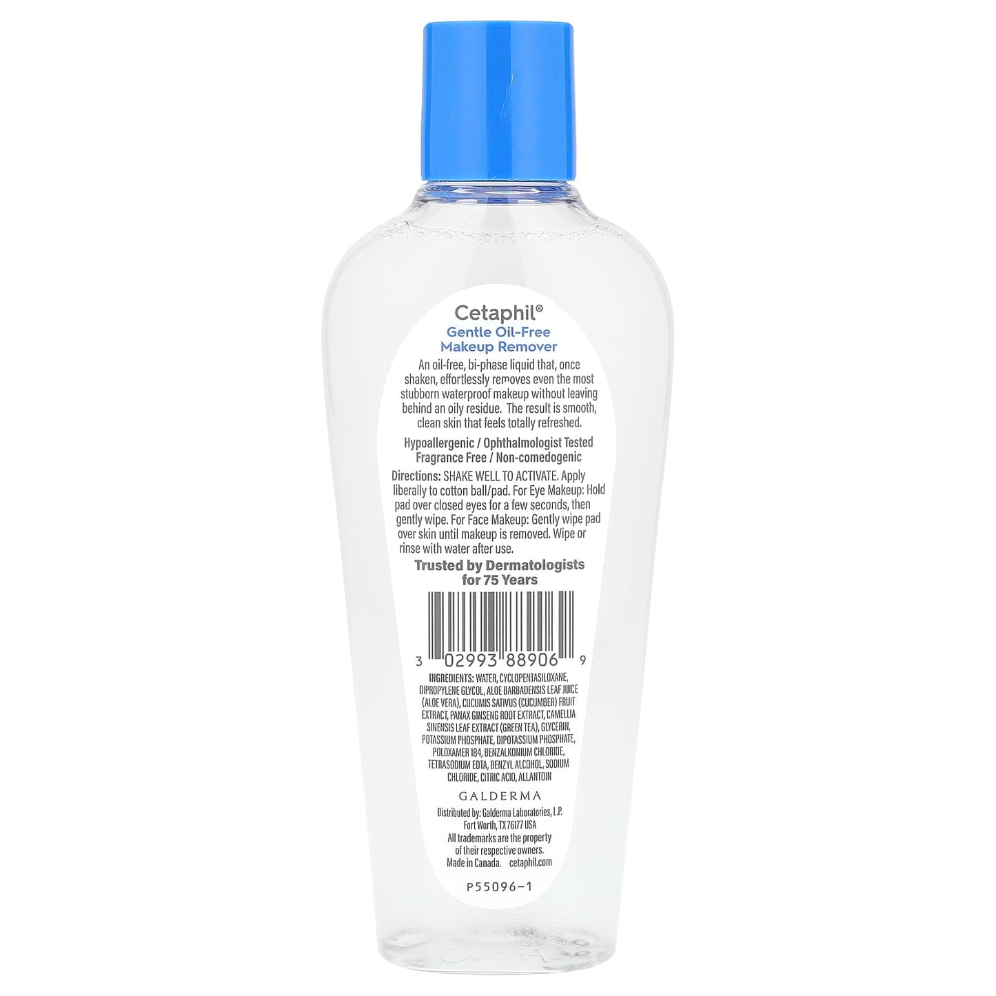 Gentle Oil-Free Makeup Remover by Cetaphil, 6 fl oz (177 ml) - Image 2