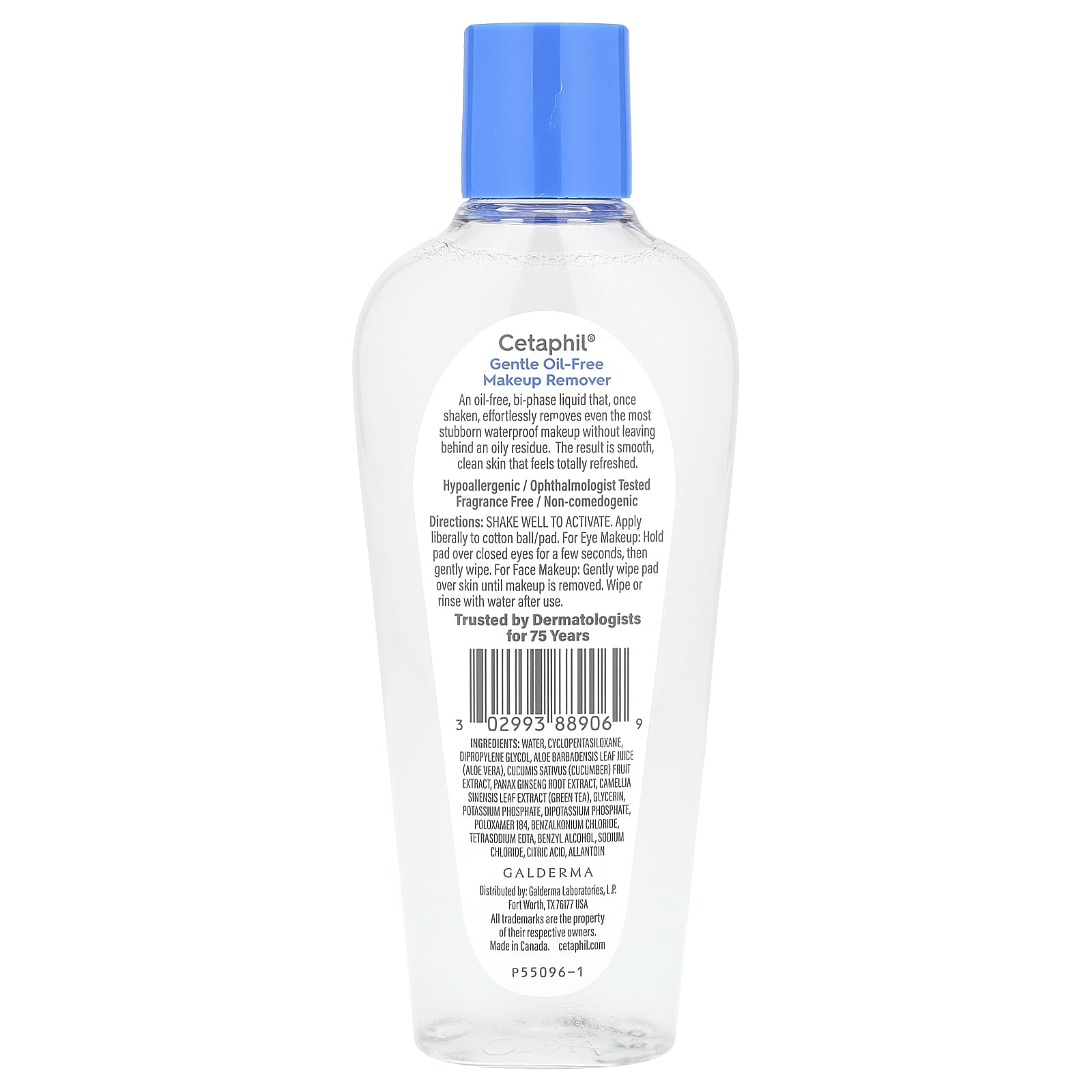 Gentle Oil-Free Makeup Remover by Cetaphil, 6 fl oz (177 ml) - Image 2