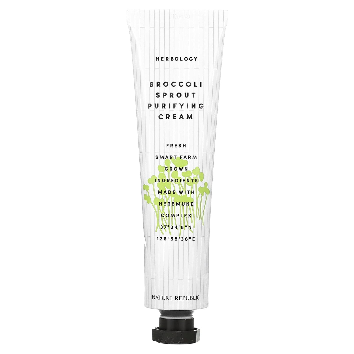 Nature Republic, Herbology, Broccoli Sprout Purifying Cream, 2.36 fl oz (70 ml) - Image 1