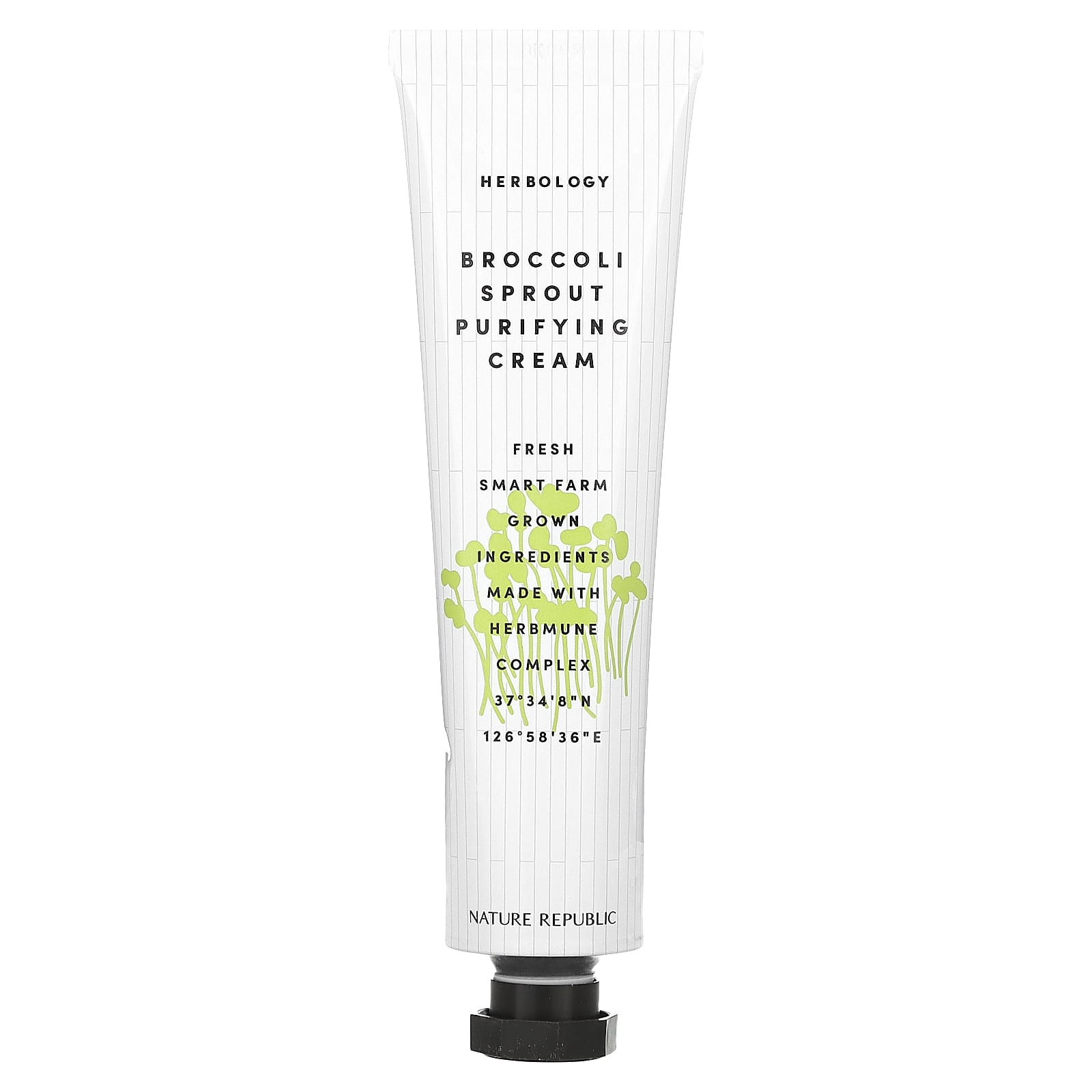 Nature Republic, Herbology, Broccoli Sprout Purifying Cream, 2.36 fl oz (70 ml) - Image 1