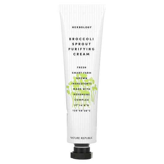 Nature Republic, Herbology, Broccoli Sprout Purifying Cream, 2.36 fl oz (70 ml) - Image 1