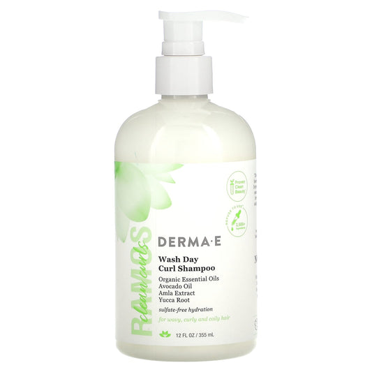 Clean Curl Shampoo for Wavy, Curly, and Coily Hair - Sulfate-Free - Image 1
